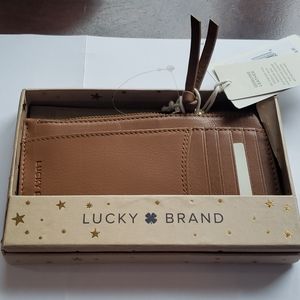 Lucky Brand Women's Wallet Large Card Case New